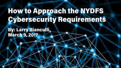 NYDFS Cybersecurity Whitepaper